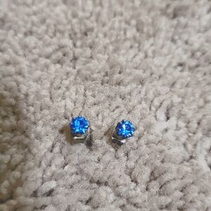 Blue Stud Earrings